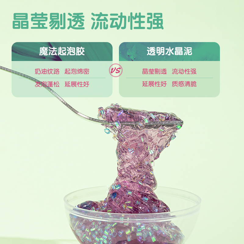得力YC117-1扭蛋水晶泥(混)(個)
