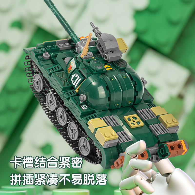 得力YP119積木套裝荒漠戰(zhàn)甲(一變二)(混)(盒)