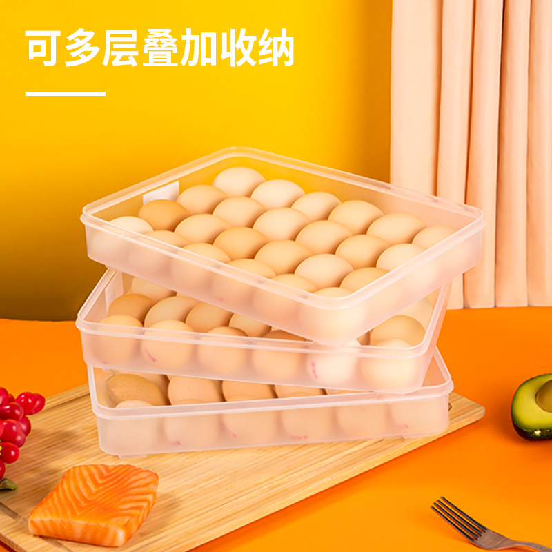 得力LM850雞蛋收納盒24格裝(白)(個(gè))