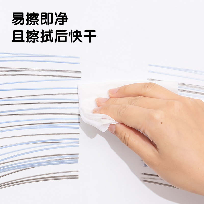 得力LQ100白板濕巾(白色)(30片/包)