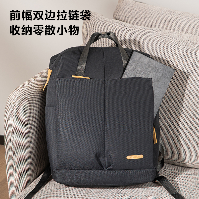 紐賽NS413 POUCHIO系列時尚通勤系列雙肩包(綠)(個)