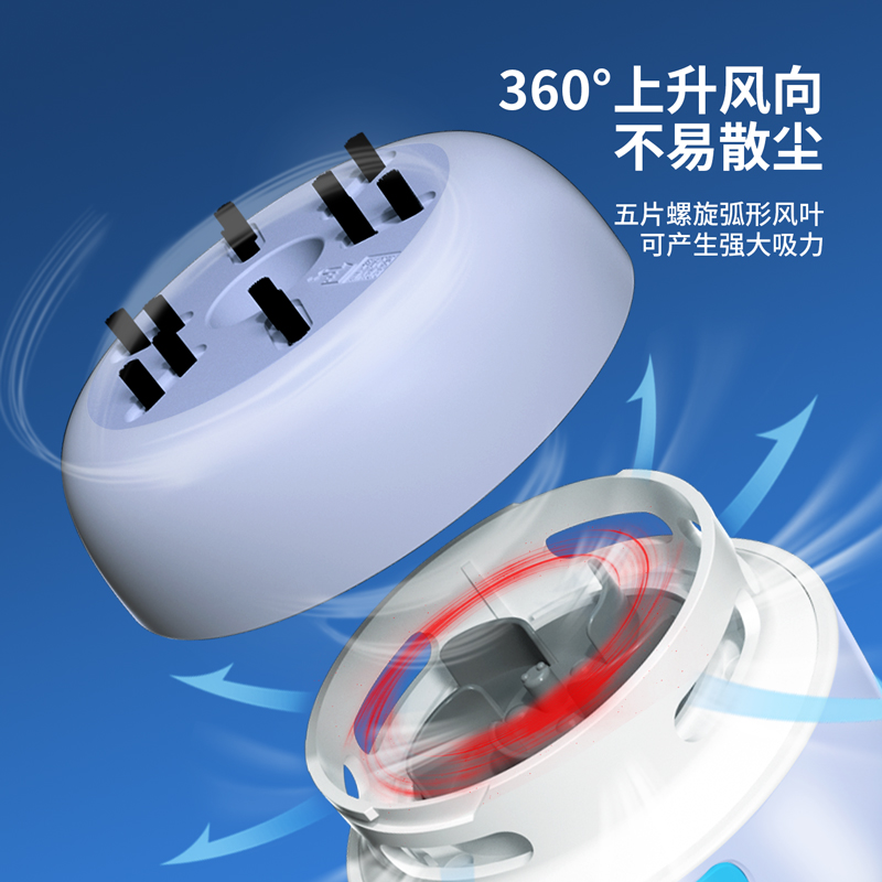 得力TQ101桌面清潔器(藍)(盒)