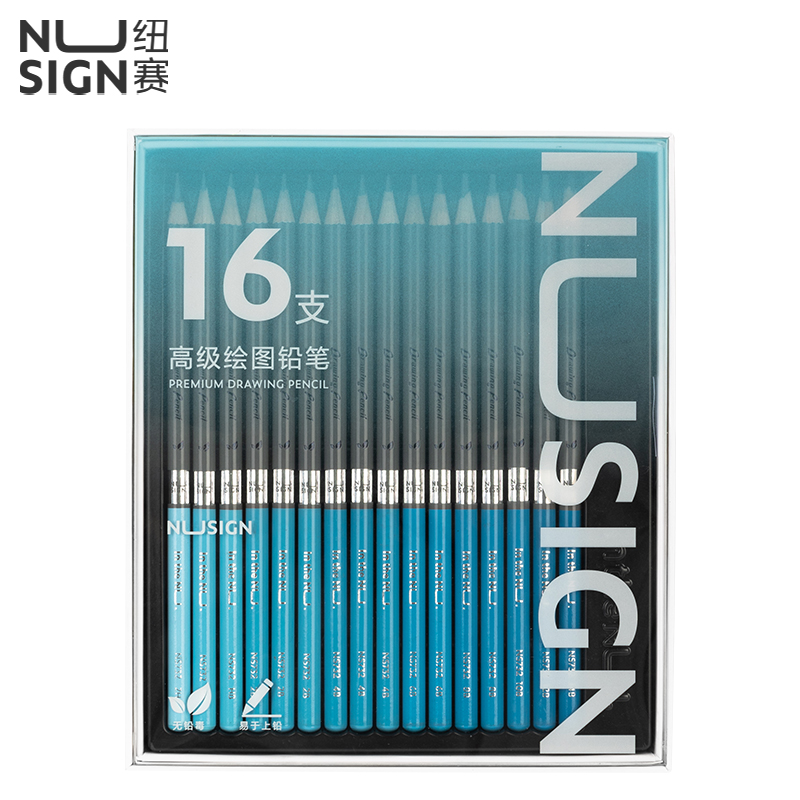 紐賽NS732紐賽繪圖鉛筆(混)(16支/盒)