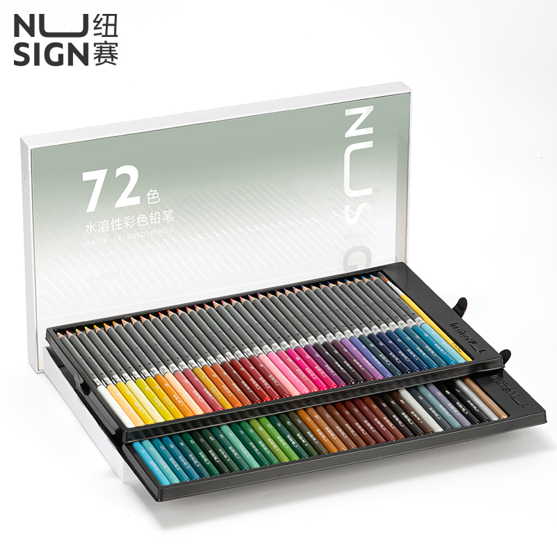 紐賽NS731-72紐賽水溶性彩鉛(混)(72色/盒)