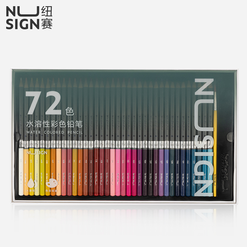 紐賽NS731-72紐賽水溶性彩鉛(混)(72色/盒)