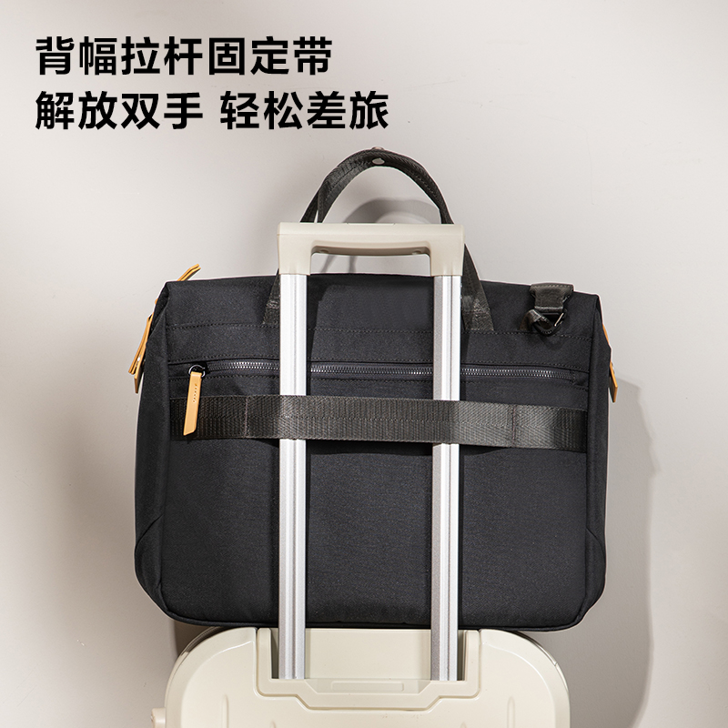 得力NS412 POUCHI0系列時尚通勤大容量橫款電腦包(綠)(個)