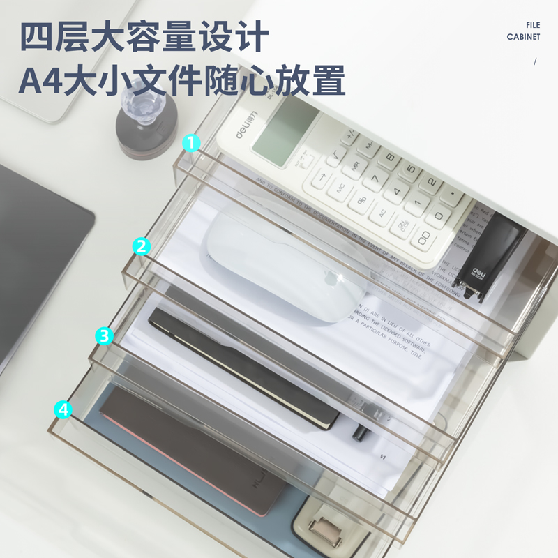 得力PB101文件柜(白色)(個)