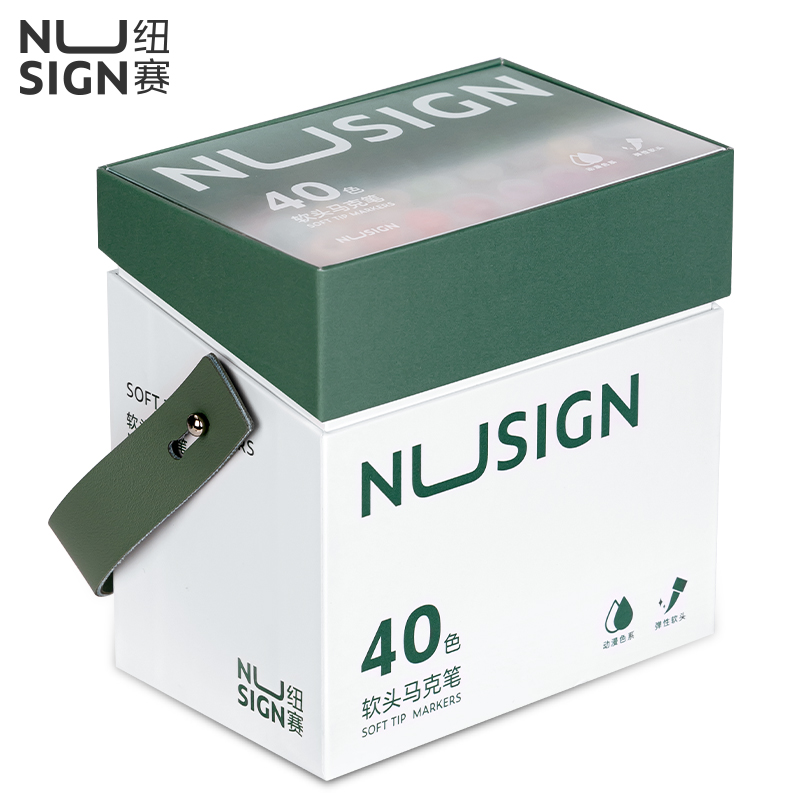 紐賽NS736-40_紐賽酒精性軟頭馬克筆(混)(40色/盒)