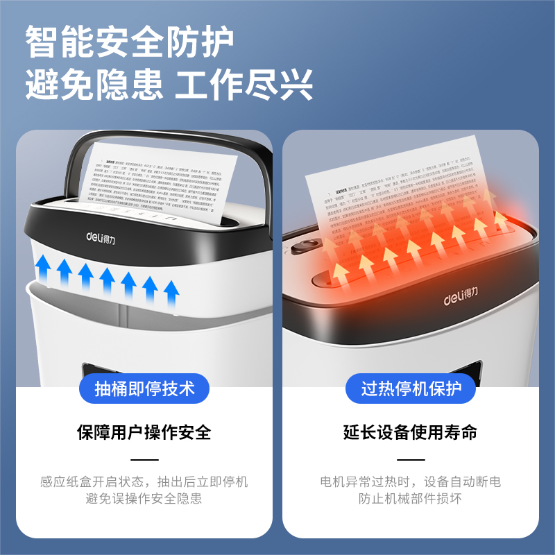 得力GA190碎紙機(jī)(白)(臺(tái))