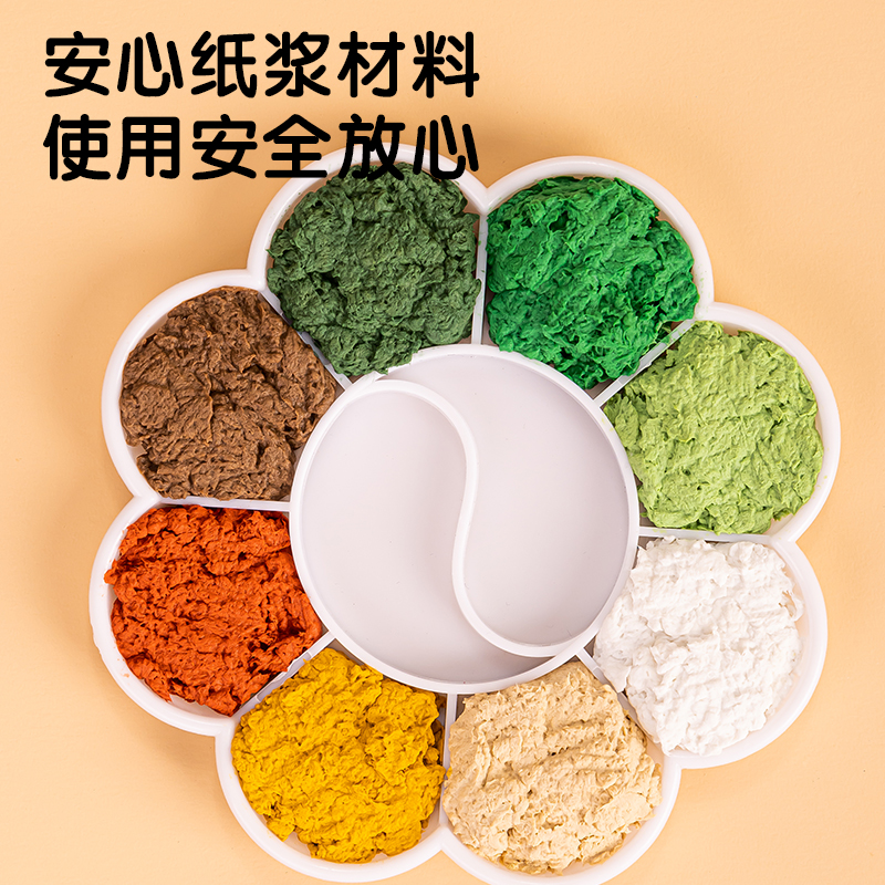 得力MQ301-B浮雕紙漿畫200*300mm(萌娜麗熊)(白)(套)