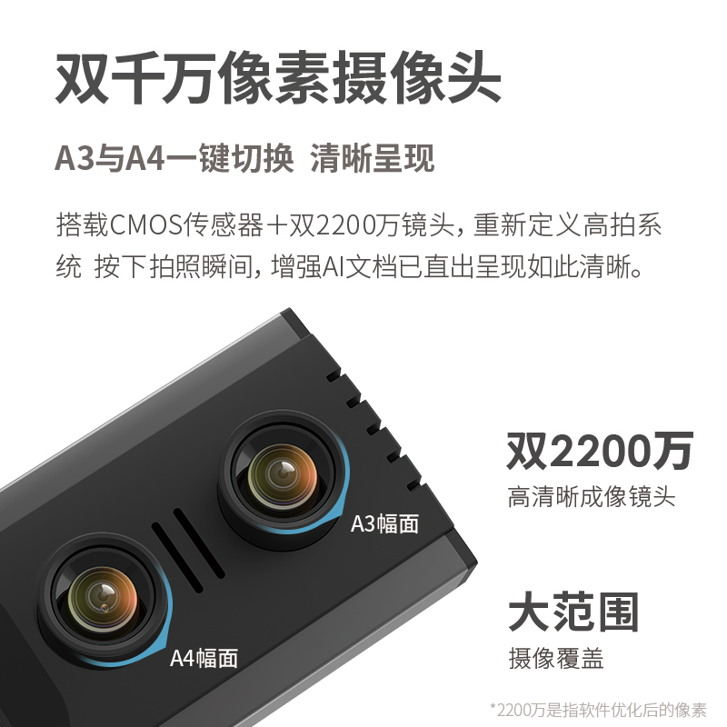 得力15162S高拍儀A3軟墊(灰)(臺)
