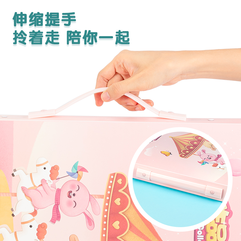 得力PQ909-T作品收集冊(紅)(個)