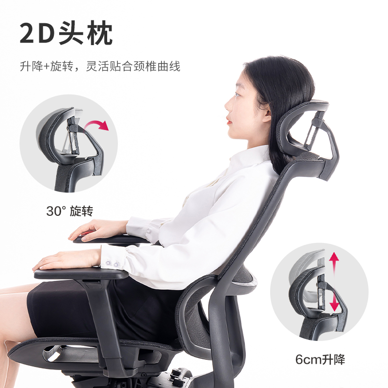 得力普樂士CDSJ01主管椅(黑)(把)