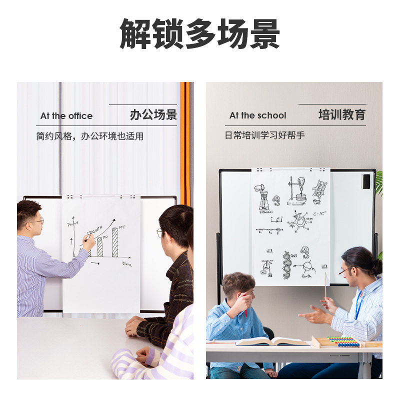 得力MB403白板掛紙600*900mm(50張/卷)(白)(盒)