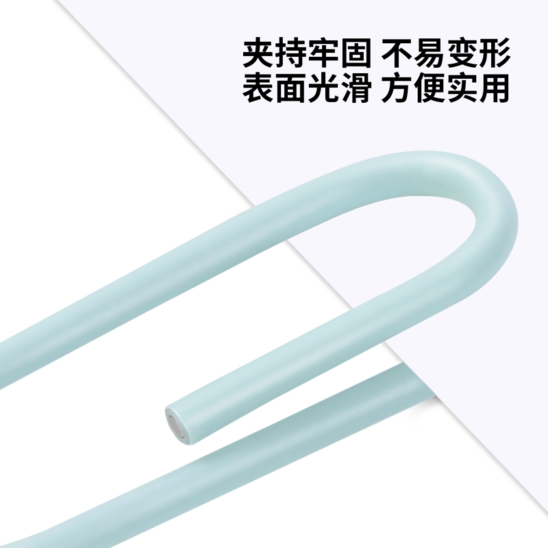 得力0038-A彩色回形針(彩)(筒)