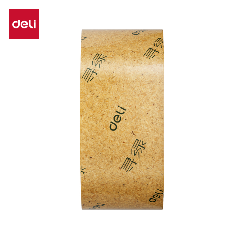 得力30292纖維素膜壓敏膠粘帶45mm*50y*50μm(透明)(1卷/筒)