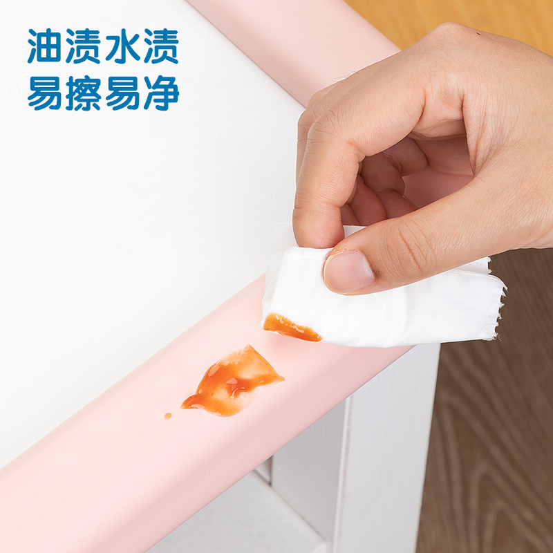 得力JF91防撞條L型(免貼)35mm*4m*12mm(粉色)(1卷/袋)