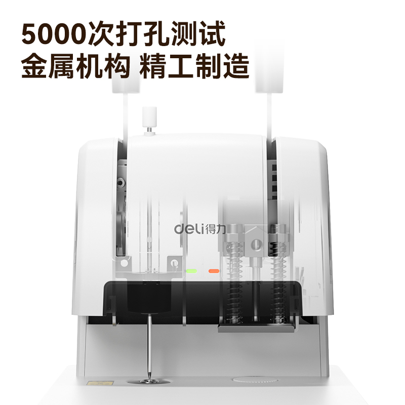 得力GB501財務裝訂機(白)(臺)