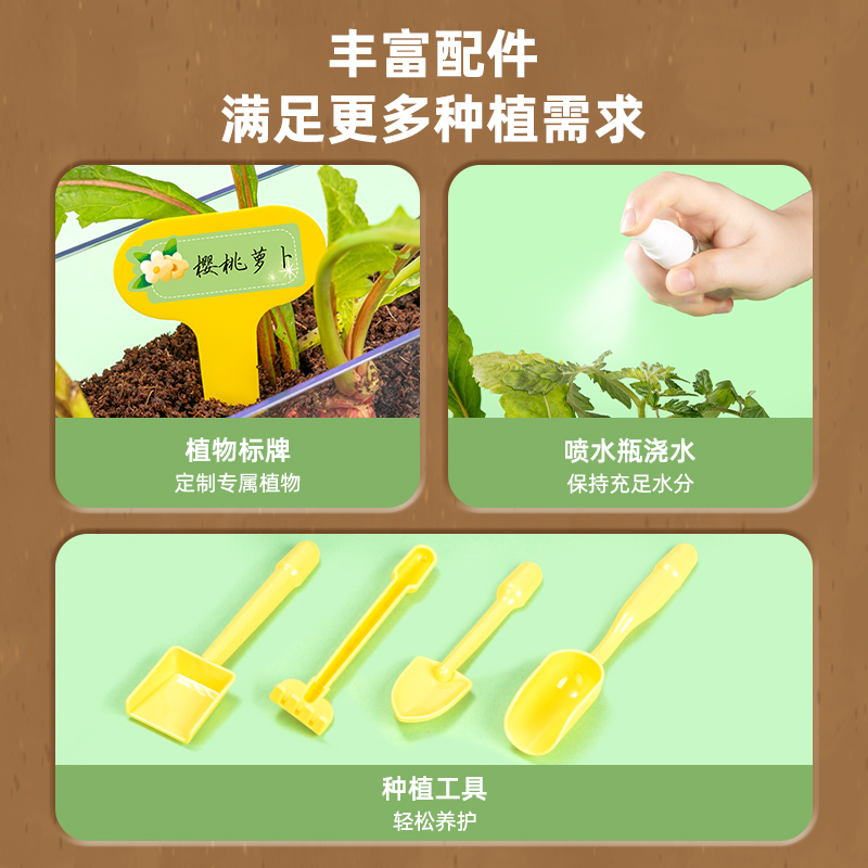 得力YX426植物根系觀察盒(混)(盒)