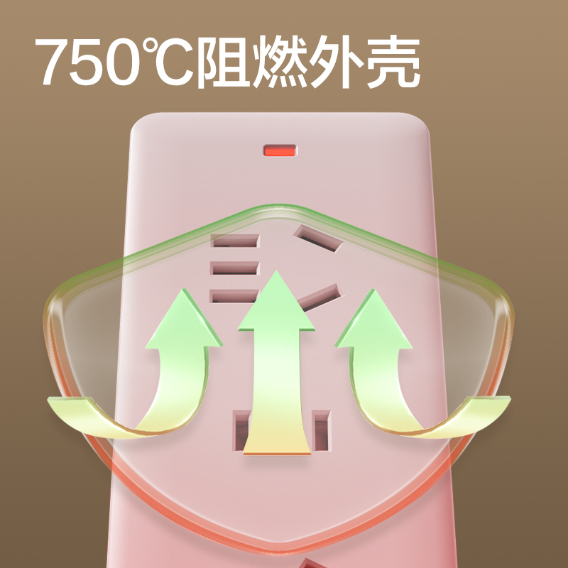 得力18173(1.8)皓白系列插座_2+1_1.8米_PE袋(白)(個)