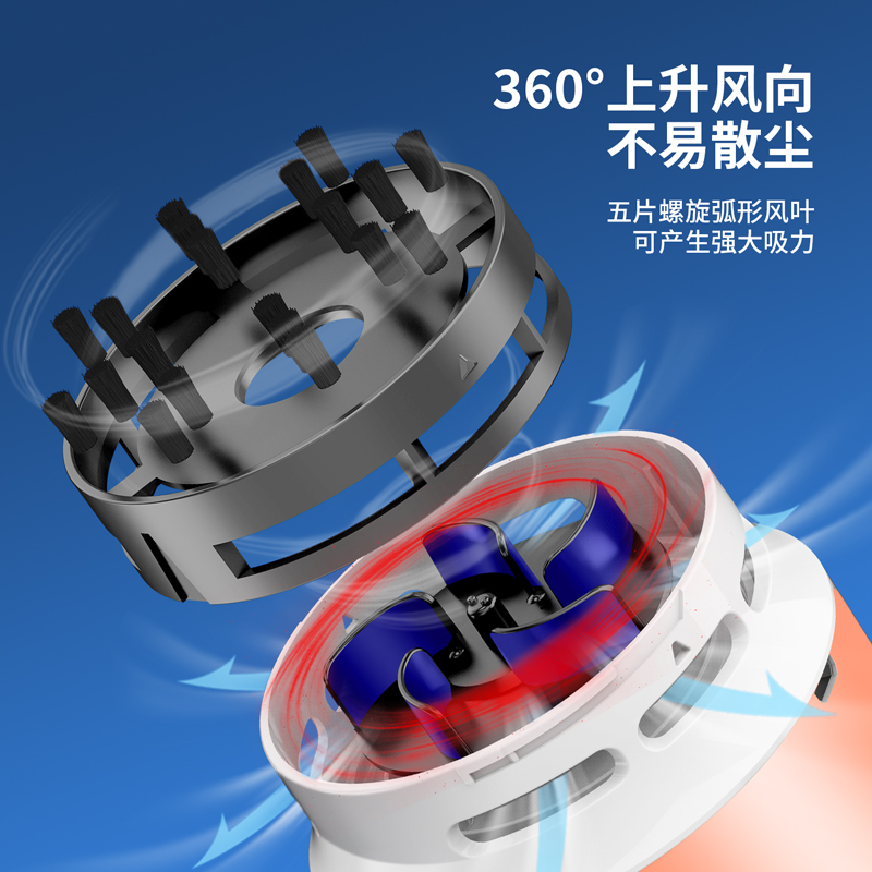 得力18884桌面清潔器(紅色)(盒)