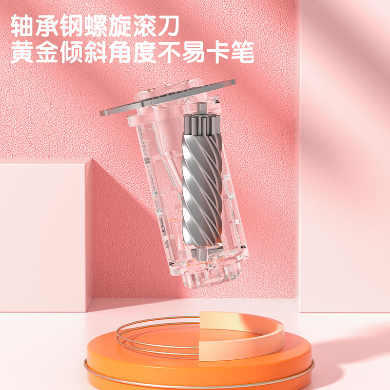 得力VA201電動(dòng)削筆機(jī)婭米款(粉色)(個(gè))