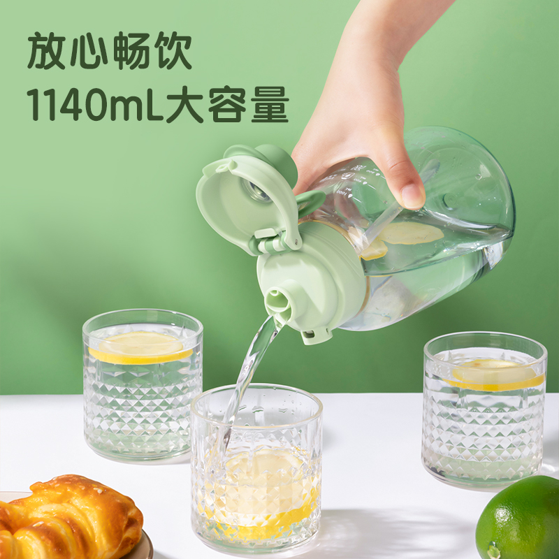 得力LL303大肚杯(黃1140mL)(彩盒裝)(黃)(個(gè))