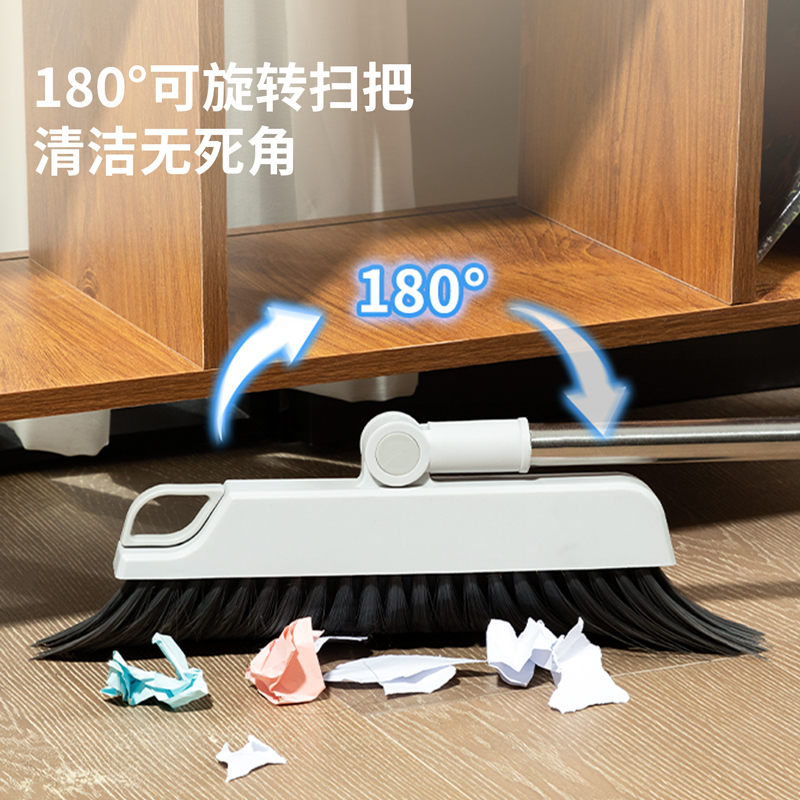 得力得心LQ160-掃把套裝(帶齒梳)(灰色)(掃把簸箕1套)