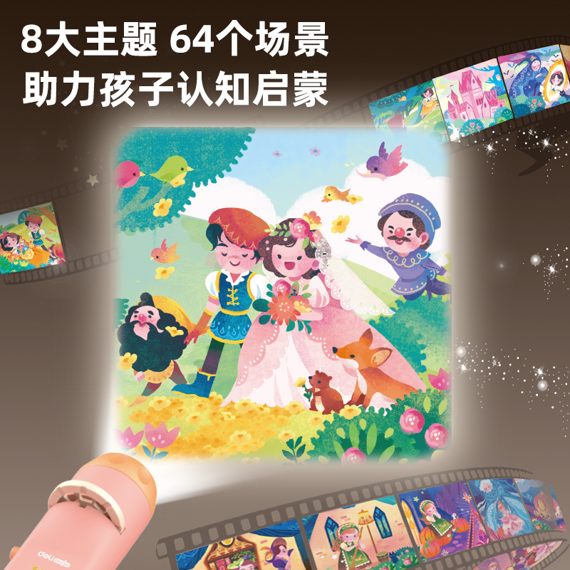 得力YQ113故事投影燈(藍(lán))(盒)