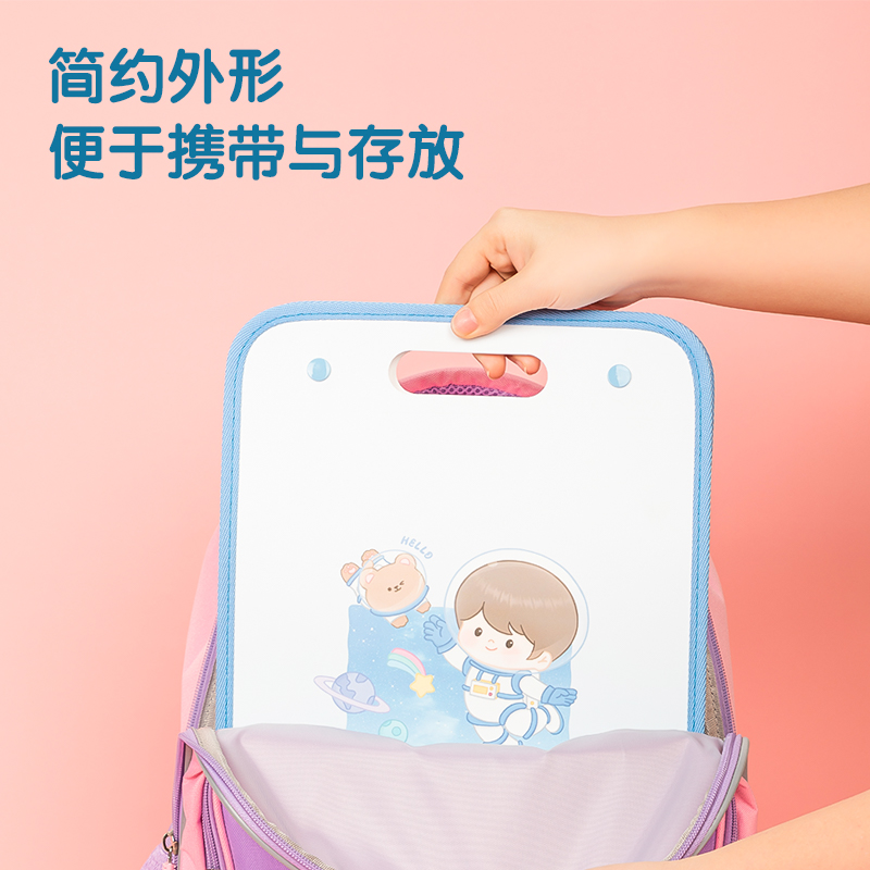 得力PM313_7格豎式手提包邊風(fēng)琴包(混)(個)