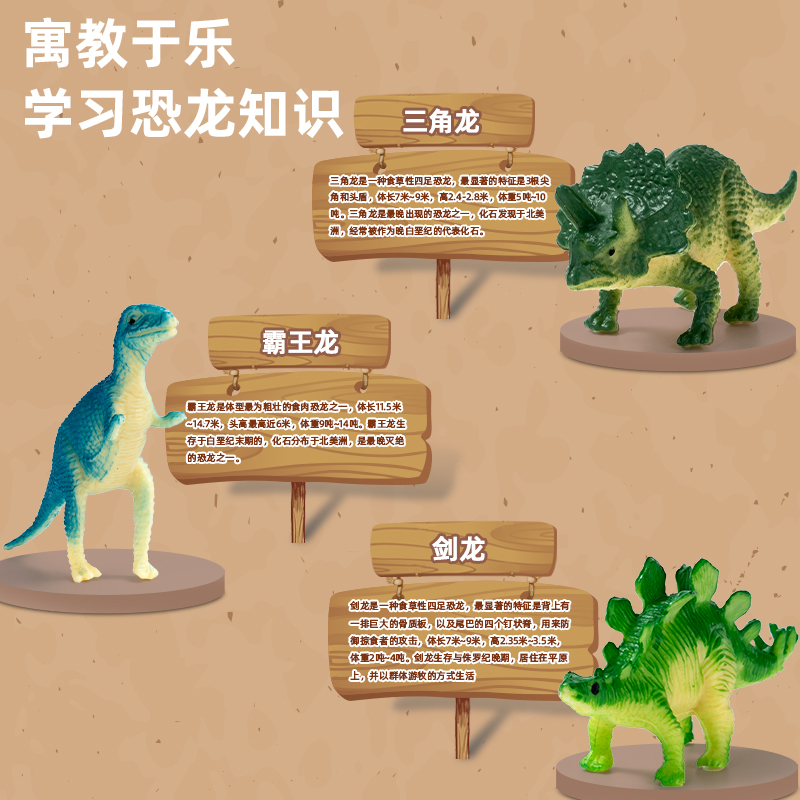 得力YX429恐龍蛋挖掘套裝(混)(盒)