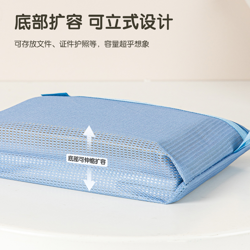 得力BA163特多龍A5洗漱收納包(混)(個(gè))