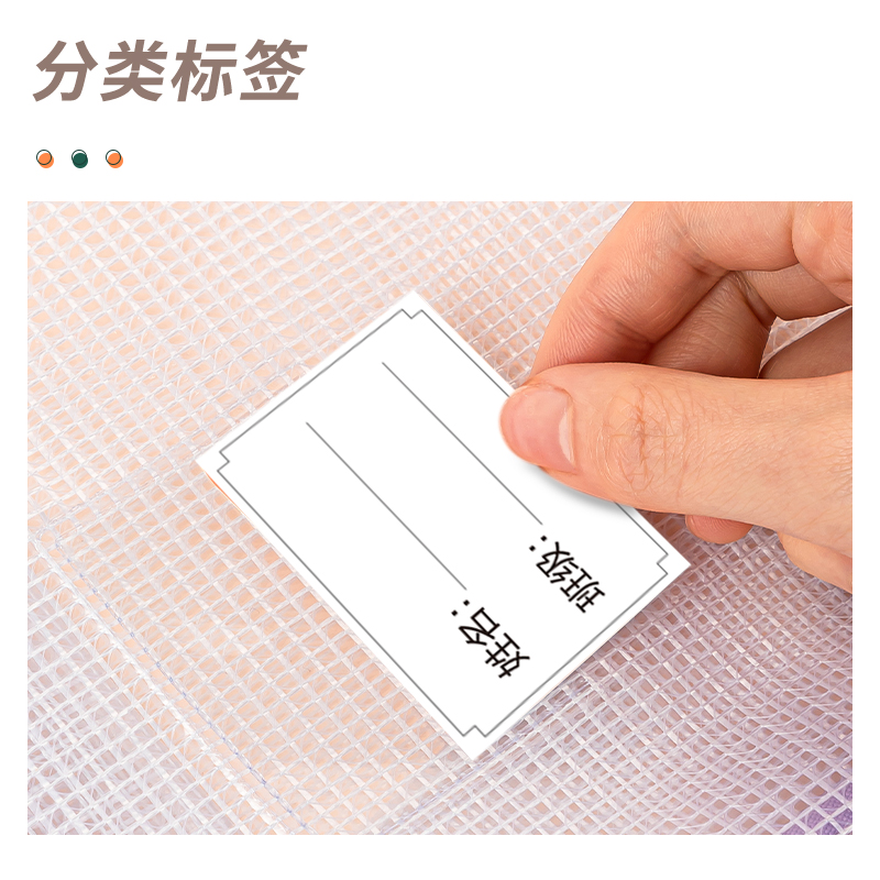 得力BA166清透冰果補(bǔ)習(xí)袋(混)(個(gè))