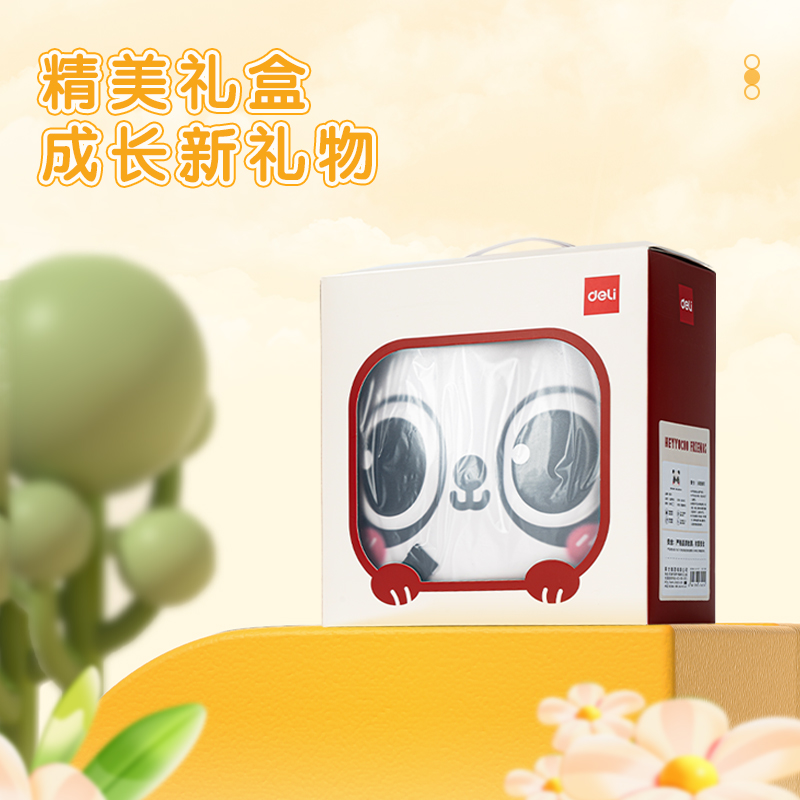 得力BB145小狐貍EVA造型幼兒書(shū)包(橘)(個(gè))