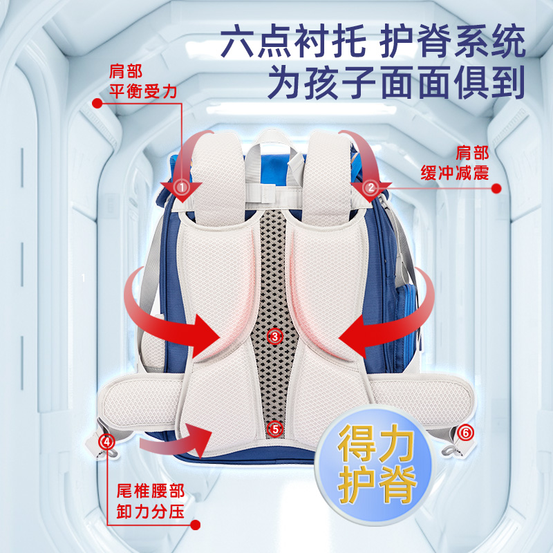 得力BB130經(jīng)典學(xué)院系列格紋書(shū)包(紅)(個(gè))