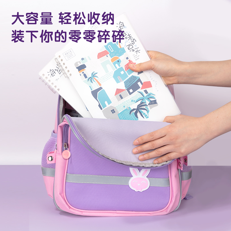 得力BB124A中號(hào)簡(jiǎn)約系列高性價(jià)比書包(藍(lán))(個(gè))