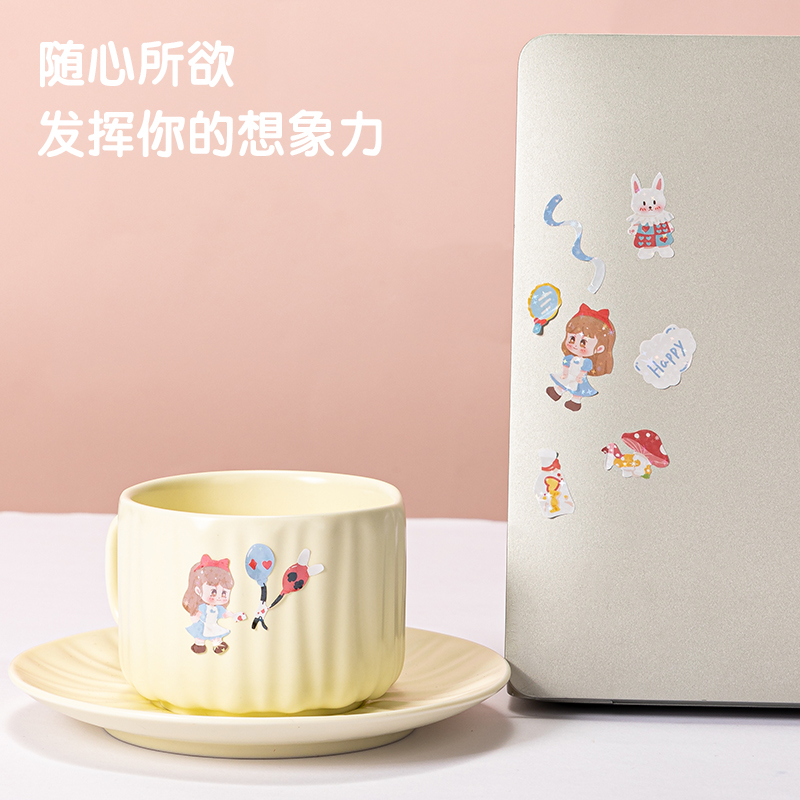 得力BT158卡通貼64*230mm(愛(ài)麗絲)(袋)