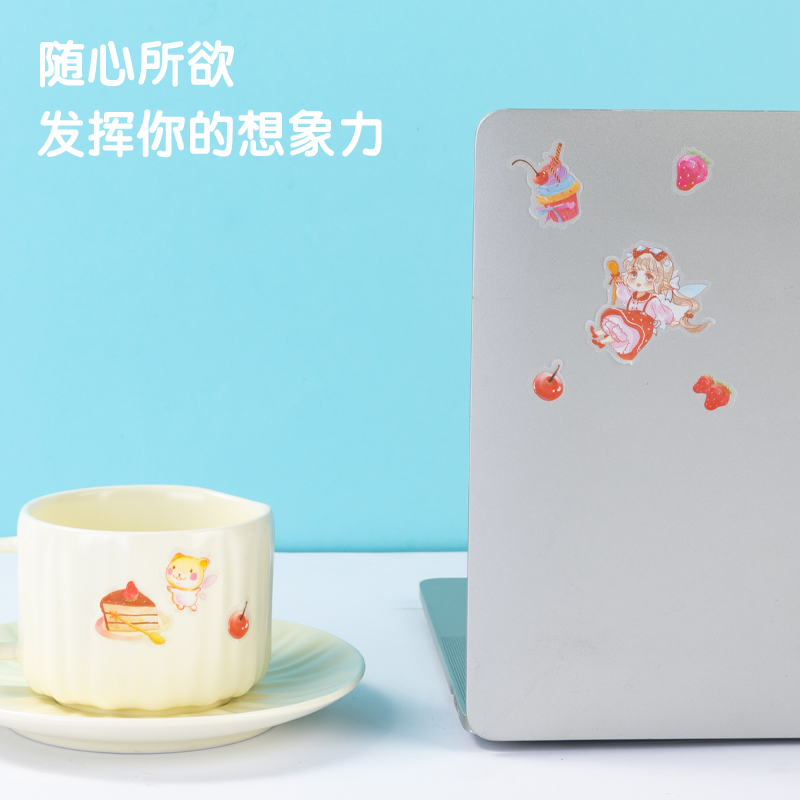 得力BT147卡通貼85*195mm(七彩甜品屋)(袋)