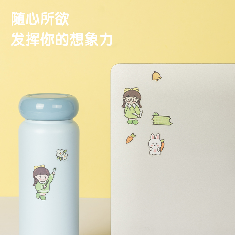 得力BT165卡通貼85*195mm(甜蜜女孩)(袋)