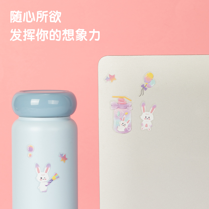 得力BT167卡通貼95*180mm(夢(mèng)幻彩妝)(袋)