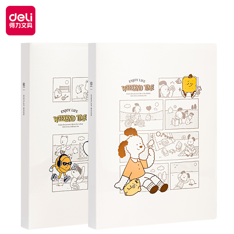 得力PQ317-60休閑一刻60頁資料冊(混)(個)
