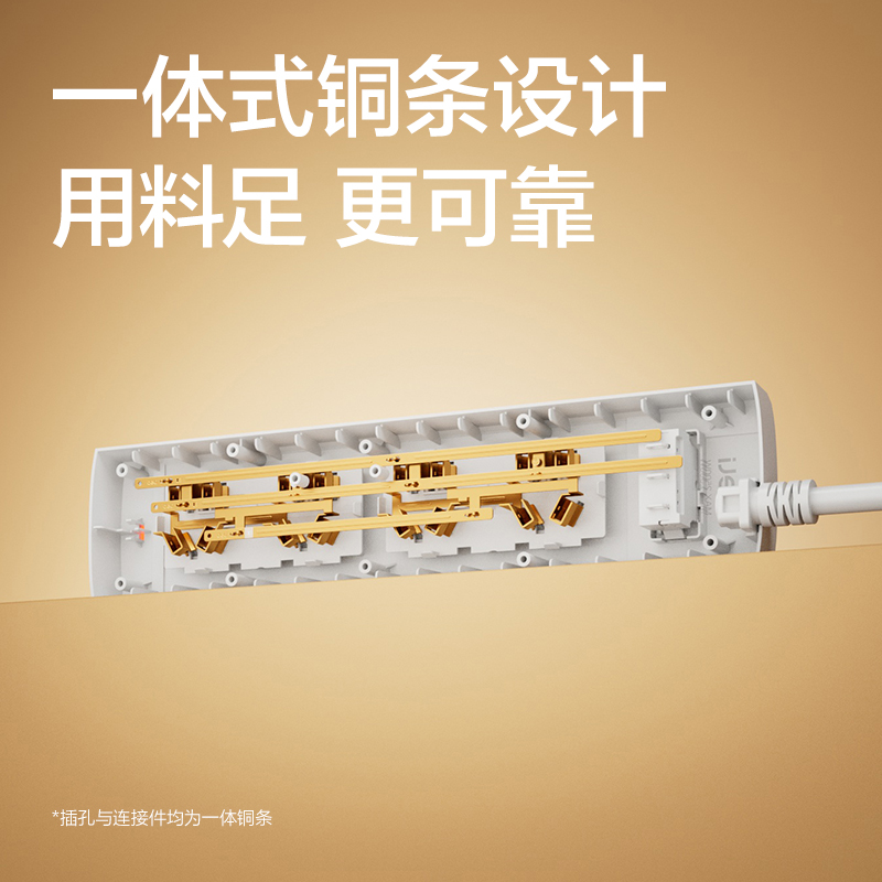 得力3990S(03)延長線插座_4組_3米_(白)(個)