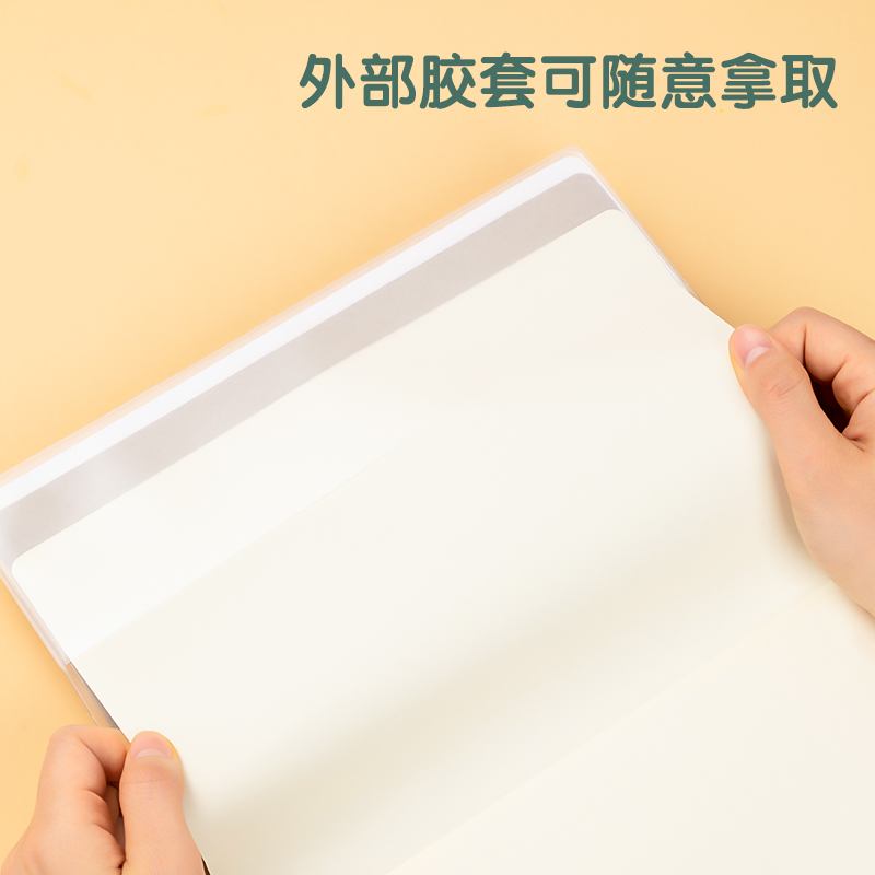 得力PT1680專利護(hù)眼膠套本(地理本)(本)