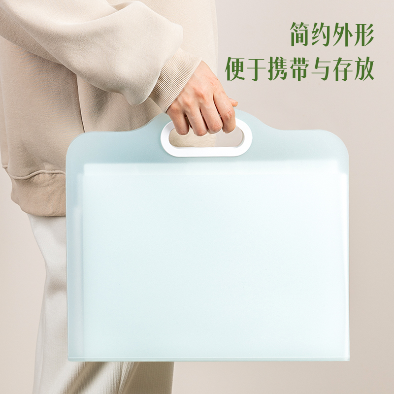 得力PM315果凍晴天5格伸縮風琴包(混)(個)