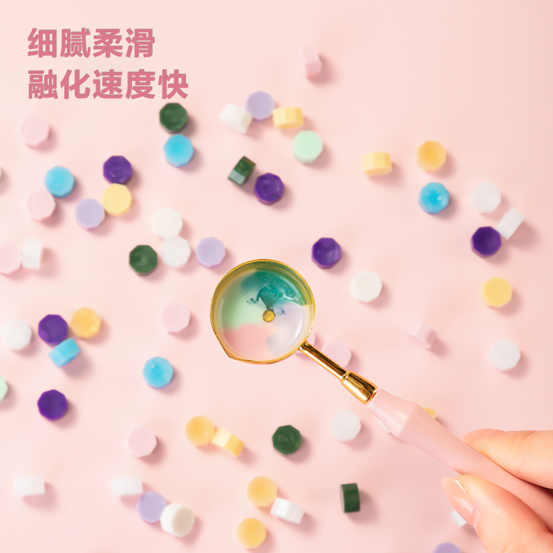 得力TB326火漆蠟粒(藍(lán)色)(罐)