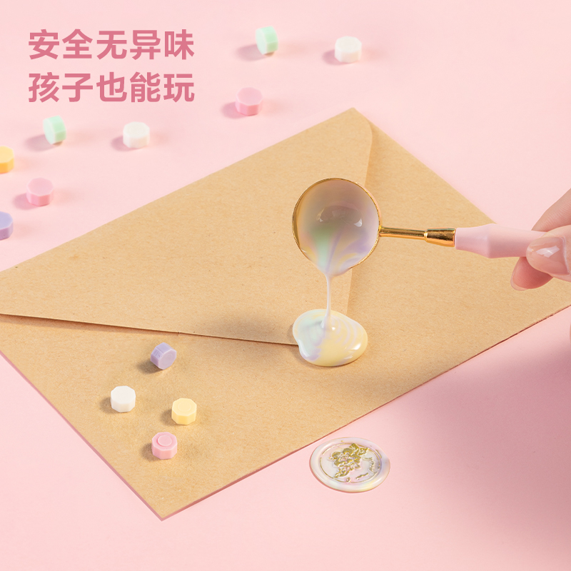得力TB326火漆蠟粒(藍(lán)色)(罐)