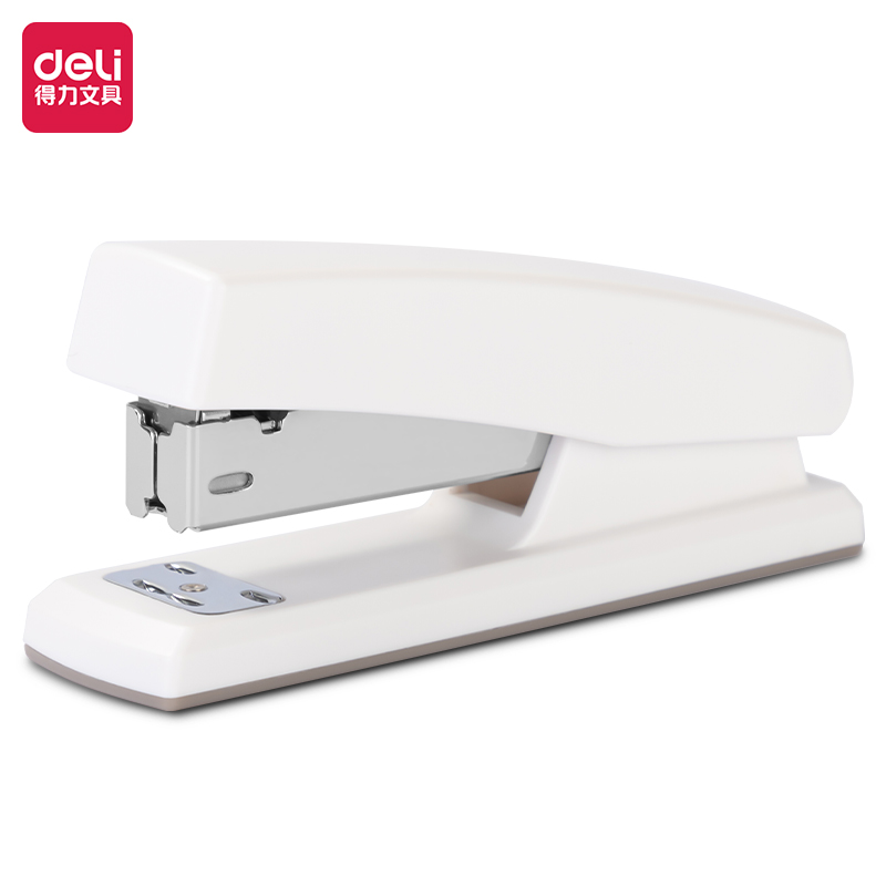 得力0425_12#常規(guī)訂書機(瓷白)(臺)