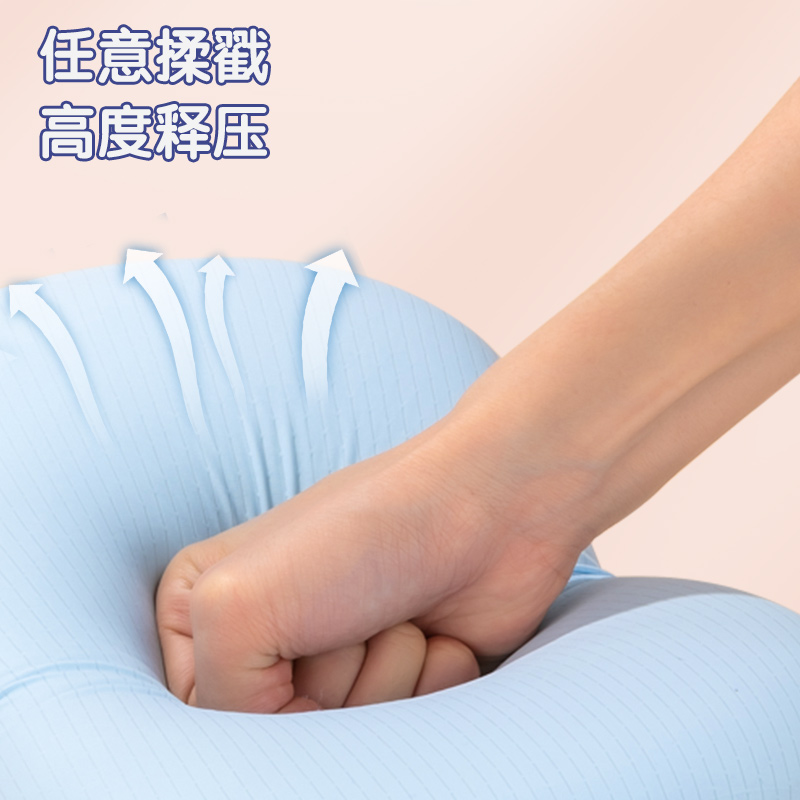 得力YX120午睡安心枕(藍(lán))(袋)