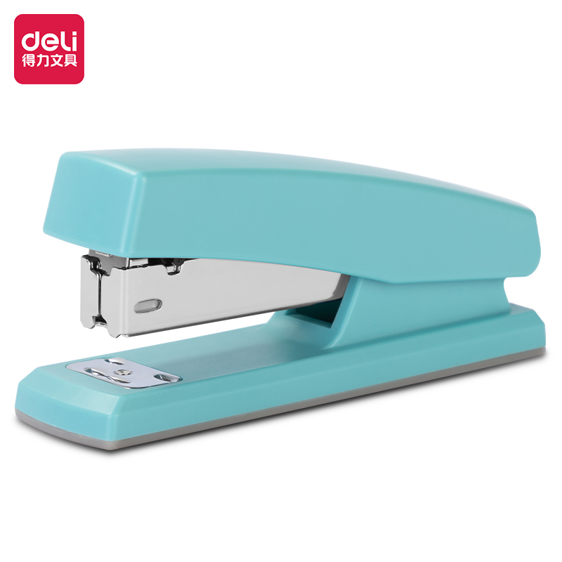 得力0425_12#常規(guī)訂書機(jī)(淺藍(lán))(臺)