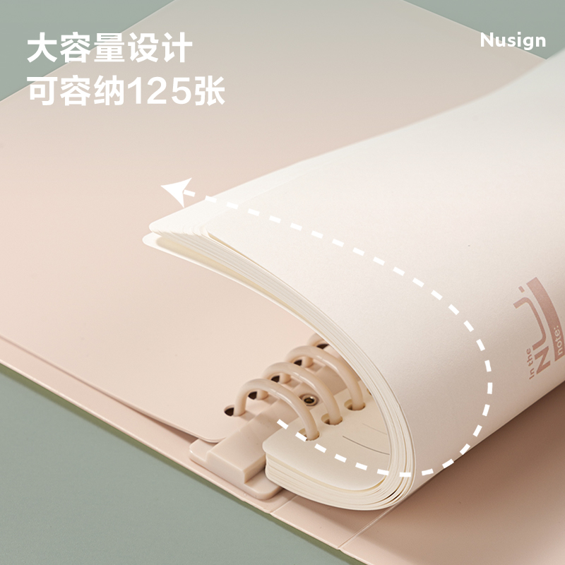 紐賽NS317-B活頁本(抹苔綠)(本)